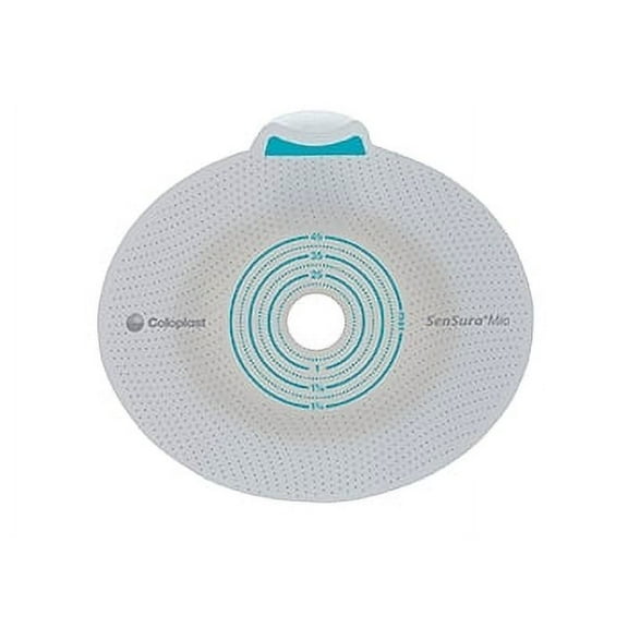 Ostomy Baseplate SenSura - Item Number 10512BX - 3/8"-1¾" (10-45 mm), Red, Cut-to-fit - 5 Each / Box