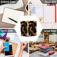 thumbnail image 6 of FORMRS 1-Subject Spiral Notebook 8" x 5" College Ruled 60 Refillable Sheet A5 Hard Cover, Black Fish Pattern, 6 of 7