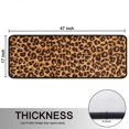 thumbnail image 5 of Kitchen Rugs Sets Of 2,Brown and Black Leopard Print Anti Fatigue Kitchen Mat Rugs Non Slip Washable,Decorative Kitchen Floor Mats for Kitchen,Sink,Laundry,17"x47"+17"x47", 5 of 5