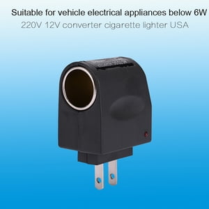 Car Lighter Converter Ac To Dc Car  Lighter Ac To Dc Car  Adapter Wall Power AC To 12V DC Car Charger  Lighter Converter Adapter US Plug