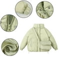 thumbnail image 2 of LYMAYTER Kids Unisex down Jacket Boys Girls Thickened Warm Outerwear（with Bags ）Toddler Winter Long Sleeve Coat for 4-13+ Years, 2 of 9