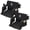 Black, variant on Panapinka Wide Stadium Bleacher Seats with Back Support, 6-Position Adjustable, Armrests, Cup Holder & Thick Cushion for Sports & Concerts