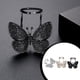 thumbnail image 4 of Sonducket Anillo de insecto que se puede abrir para mujer, anillos abiertos de diamantes de imitación de cobre ajustables para fiesta, joyería de cristal Ropa, zapatos y accesorios Miscelánea Negro Sonducket AP015093-03B, 4 of 6