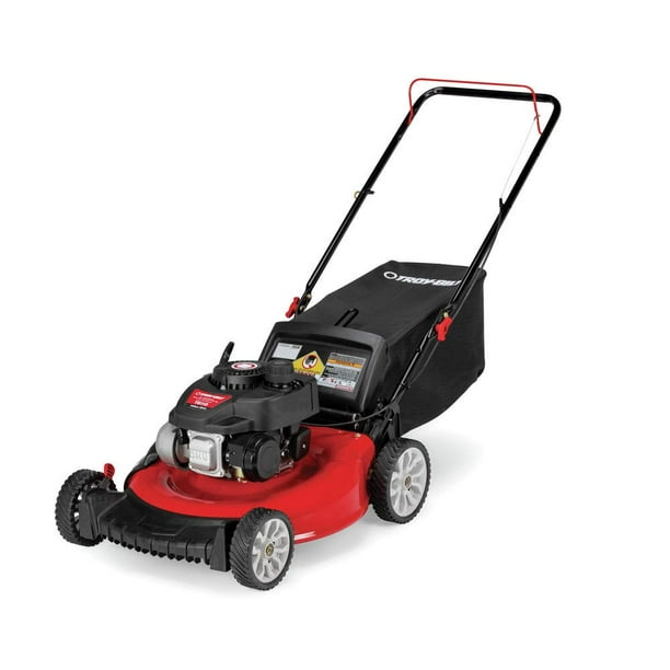 Troy Bilt 11a A2sd766 21 In 140 Cc Gas Walk Behind Push Mower With 3 In 1 Cutting Triaction Cutting System Remanufactured Walmart Com Walmart Com