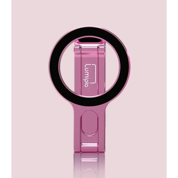 lumipia Portable Magnetic Cell Phone Stand for iPhone-Pink