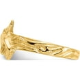 thumbnail image 3 of 14K Yellow Gold Dolphin Toe Ring Made In United States k3834, 3 of 5