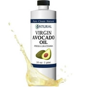 Virgin Avocado Oil - Cold-Pressed, 100% Pure & Natural, 16 oz