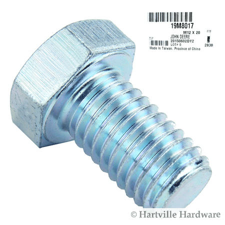 

John Deere Original Equipment Cap Screw #19M8017