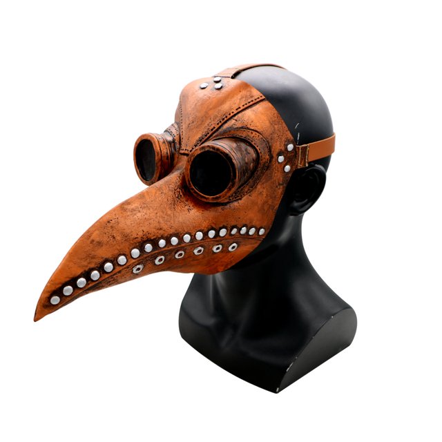 imporTudo Máscara Doctor Médico Peste Negra Plaga Pájaro Cuervo con Pico Halloween Cosplay