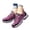 Purple, variant on AJGRHE Women's Lightweight Hiking Shoes for Walking, Outdoor & Climbing High Top Hiking Sneakers Lightweight Comfortable Trekking Shoes For Outdoor Adventure Blue 40