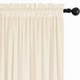 thumbnail image 2 of SMILETIME Velvet Curtains with Rod Pocket for Outdoor Wedding Decor, Light-Filtering Outdoor Curtains, 2 Panels, 2 of 6