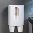 thumbnail image 2 of RKSTN Cup Rack Disposable Cup Rack Automatic Cup Paper Cup Rack Wall Mounted Home Water Dispenser Put Water Cups Shelves Kitchen Gadgets, 2 of 4
