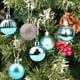 thumbnail image 4 of Adornos navideños, 30 adornos para árboles de Navidad de 3 cm, adornos de bolas de Navidad colgantes irrompibles, regalos de decoración de bodas para fiestas familiares (verde) Fason WLJ-2292, 4 of 5