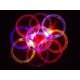 thumbnail image 4 of 12 pulseras intermitentes, pulseras acrílicas coloridas LED reutilizables para Ha, 4 of 5