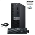 thumbnail image 2 of Dell Optiplex 7040 Tower Desktop Computer PC New 24 inch Screen Intel Core i5 6500@3.4GHz 16GB DDR4 RAM 1TB SSD Windows 10 Home USB Keyboard Mice WiFi Refurbished(2015 Model), 2 of 3