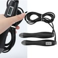thumbnail image 4 of Rope, Wear  Wide Application Adjustable Length Portable Speed  Rope  for Fitness for Examination Training for Loss Weight Black, 4 of 8