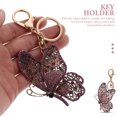 thumbnail image 6 of FRCOLOR Butterflies Keychain Rhinestone Butterflies Key Ring Backpack Bag Hanging Decoration, 6 of 8