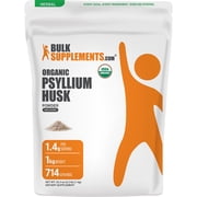 BulkSupplements Organic Psyllium Husk Powder - 1 Kilogram (2.2 lbs)