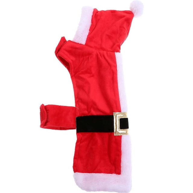 Pet Costumes For Cats 1Pcs Christmas Elements Design Formal Dress Red Suitable For Taking Pictures And Various Events