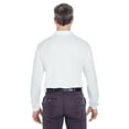 thumbnail image 3 of Adult Cool & Dry Sport Long-Sleeve Polo - WHITE - M, 3 of 3
