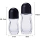 thumbnail image 3 of 2pcs 50ml / 1.7oz Botella de desodorante en rollo de vidrio transparente recargable vacía con TUNC Sencillez, 3 of 5