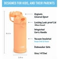 thumbnail image 2 of THERMOS FUNTAINER™ Bouteille de 16 oz en Acier Inoxydable à Isolation sous Vide – Couvercle à Grand Bec, Orange, 2 of 3