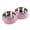 Pink, variant on Pet Dog Bowls Double Dog Water and Food Bowl,Stainless Steel Bowls with Non- Resin Station,Pet Food Bowls for Feeding Puppy Medium Large Dogs Cats