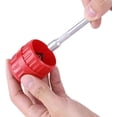 thumbnail image 4 of Kukiwhy 3 Pieces Red Inner-Outer Reamer Pipe and Tube Deburring Reamer Tubing Chamfer Tool for PVC PPR Copper Brass Aluminum Pipes, 4 of 5