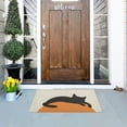 thumbnail image 5 of Yayeee Doormat for Indoor Entrance 32" x 20" Non Slippery Floor Rug, Sleeping Black Cat, 5 of 8