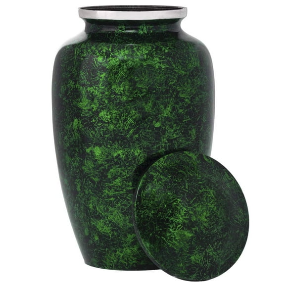 Eternal Harmony Cremation Urn for Human Ashes | Funeral Urn Carefully Handcrafted with Elegant Finishes to Honor and Remember Your Loved One | Adult Urn Large Size with Beautiful Velvet Bag