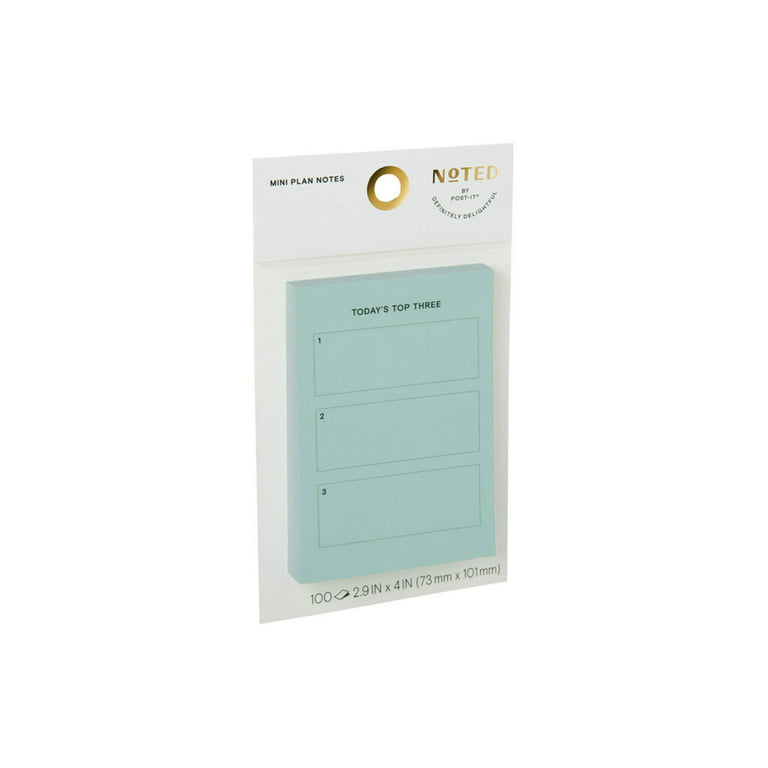 Noted by Post-it Brand Office Essentials Set, Blue, Includes Notebook,  Notes and Pens (NTD-SMSET-BLU)