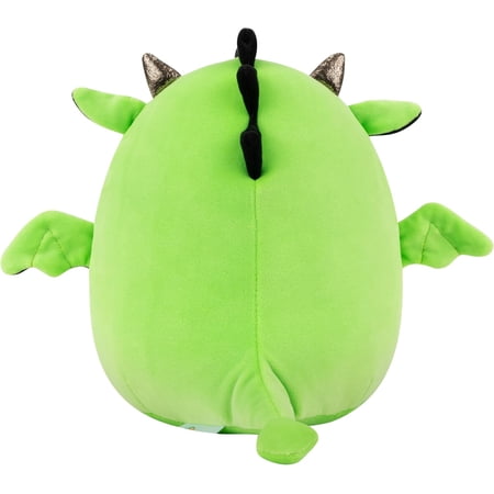 Squishmallows Original 8in Excalibur the Neon Green Dragon – Official Jazwares Halloween Plush (Little)