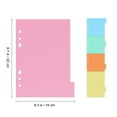 thumbnail image 3 of JUNWELLM‘lis A5 Index Dividers  Assorted Colors  10 Count, 3 of 5