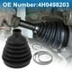 thumbnail image 3 of Kit de Bota de Junta CV Unique Bargains No.4H0498203 con Abrazaderas para Junta de Velocidad Constante para Audi A4 2013-2023 y Audi A8 2012-2023, Goma Negra, Fuerte y Duradera, 3 of 7