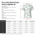 thumbnail image 4 of Naloa Cartoon House Car Men's T-Shirt Sport T-shirt Men's Basic Tee Casual Men's Shirt, Round Neck, Short Sleeves - Large, 4 of 5