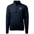 thumbnail image 2 of Men's Cutter & Buck Navy Columbia University Big & Tall Cascade Eco Sherpa Fleece Quarter-Zip Jacket, 2 of 3