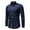 Navy, variant on Bcfgryg Mens Long Sleeved Youth Fashion Casual Lapel Slim Fit Color Shirt Men Shirts Casual Black L