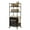 Black-Three-Layer, variant on Expandable Laundry Hamper with Rolling Wheels Foldable Metal Frame Multiple Layer Storage Basket for Bedroom
