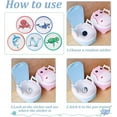 thumbnail image 6 of 25Pcs Potty Training Seat Magic Sticker Sea Animal Potty Targets Toilet Color Changing Sticker Round PVC Reusable for Baby Pee Training, 6 of 6