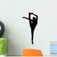 thumbnail image 1 of Cheer Silhouette Black Wall Decal by Wallmonkeys Peel and Stick Graphic (12 in H x 6 in W) WM120817, 1 of 4