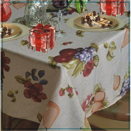 Fleur De Lis Spa - Fleur De Lis Living Wolfforth Fruits Vintage Design Printed Tablecloth