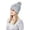 Light Gray, variant on Hats for Women Winter Warmer Knit Cap with Earmuff Design Lightweight Cozy, Green, One Size