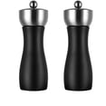 thumbnail image 1 of Juego de molinillo de sal y pimienta Molinos de condimentos únicos en blanco y negro, herramientas de cocina modernas Vhermosa, 1 of 5