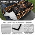 thumbnail image 6 of Whosucclay 4 Pockets Golf Cart Seat Cover for All-Season Use All-Weather Use, Breathable 4 Storage Pockets Golf Cart Seat Cover Blanket Towel Accessories, Dog, 6 of 7