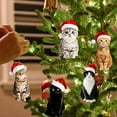 thumbnail image 6 of WMGHA 2D Realistic Cat Christmas Ornament Acrylic Lifelike Decor - Memorial Keepsake for Cat Lovers, Personalized Pet Gift for Women & Men for Xmas Tree Decorating, 6 of 8