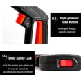 thumbnail image 3 of Lanza para hidrolavadora, 15 MPa, pistola de agua de alta presión con gatillo, boquilla de lavado con clip, compatible con Bosch AQT Black & Decker, sistema de conexión rápida para limpieza de ve, 3 of 5