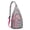 Rose-red-20, variant on Earth Tone Mandala Sling Backpack - Natural Tribal Pattern Crossbody Shoulder Bag, Eco-Friendly Materials