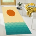 thumbnail image 6 of Minimalist Sun And Sea Painting Rugs, Modern Landscape Rug, Sea Rugs, Modern Rugs, Door Mat, Wedding Rug, Non Slip Rug, Colorful Rug, 3.3'x5' - 100x150 cm, 6 of 9