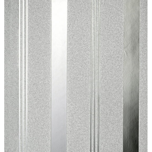 Fine Decor Collin Silver Bexley Stripe Wallpaper