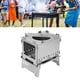 thumbnail image 1 of Estufa de leña BuyWeek Plegable de acero inoxidable para camping, 1 of 14